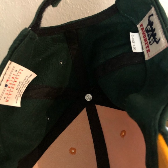 Kids adjustable A’s baseball hat 4 for $20 - Picture 3 of 3